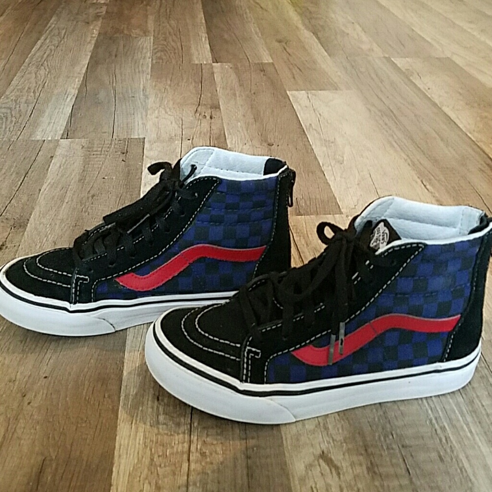 Vans youth high top sneaker